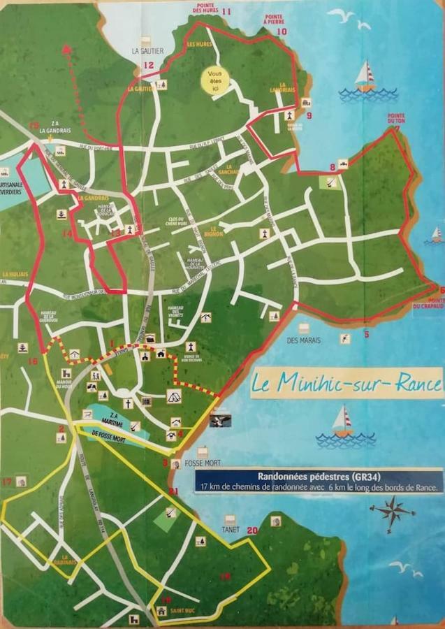 Le Minihic-sur-Rance Les Rochettes - Pensez A Apporter Vos Draps !ヴィラ エクステリア 写真